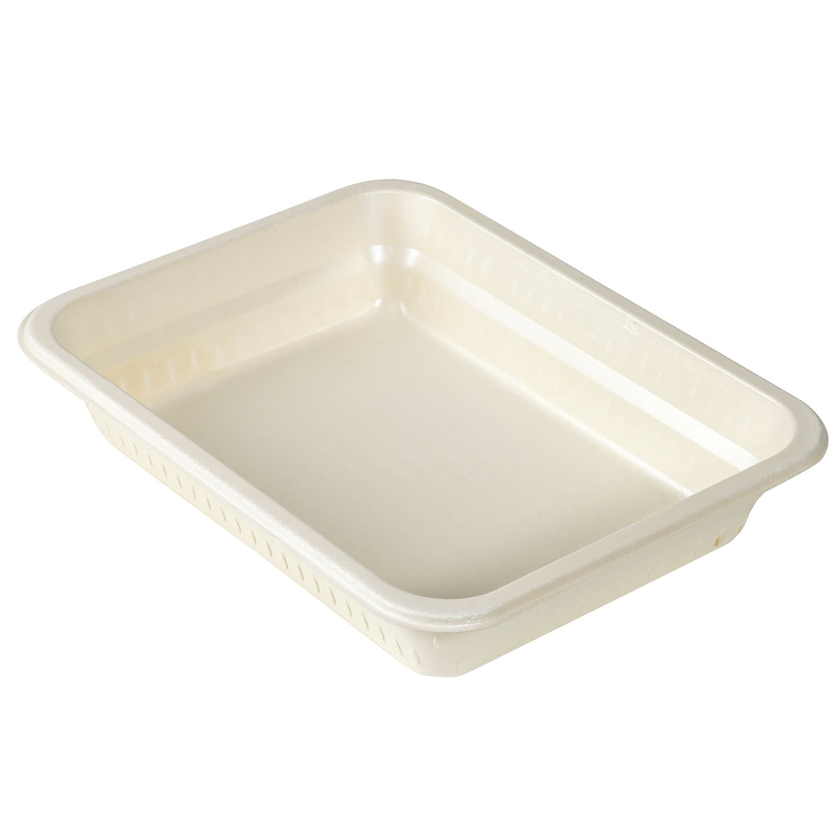 Holzfaser Menü Trays 1300 ml, Bio laminiert