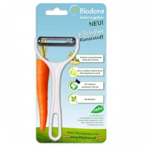 Biodora Y-Schäler aus Biokunststoff