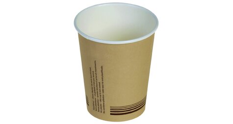 Kaffeebecher braun, nicht plastik-laminiert 100-400 ml