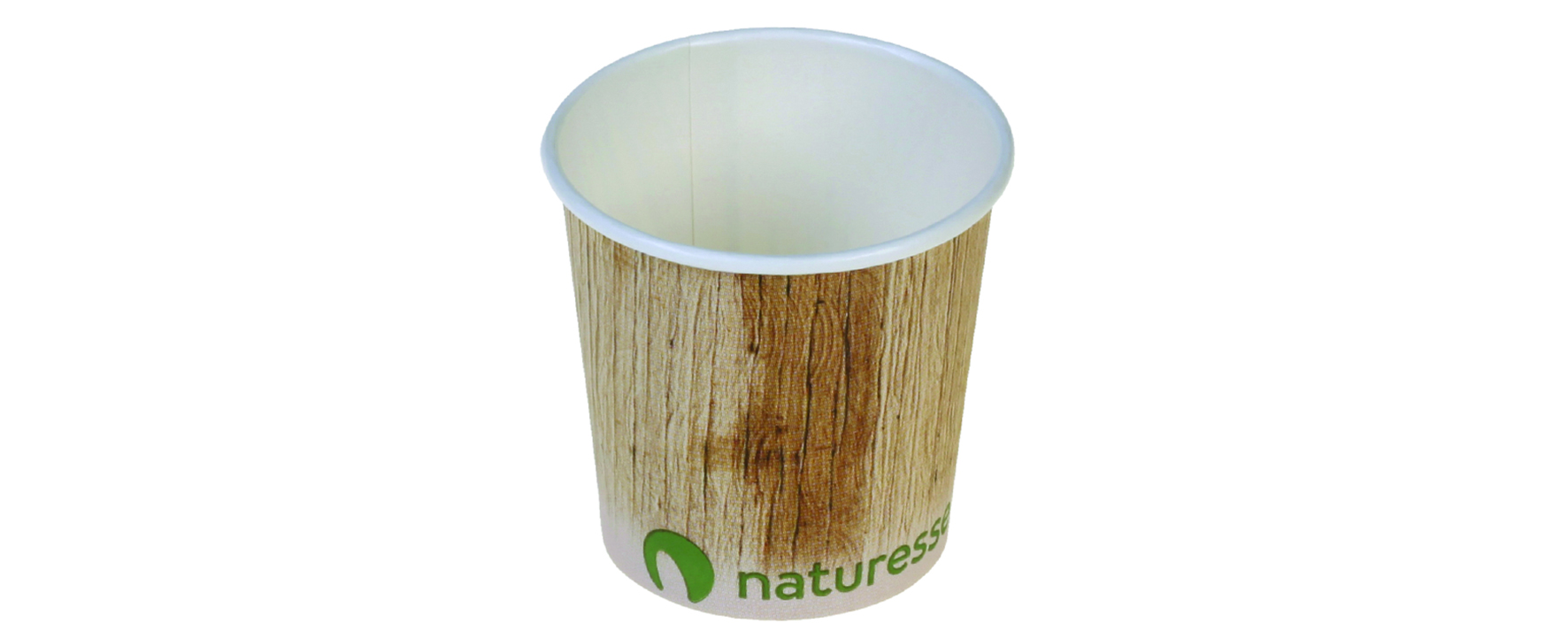 naturesse Kartonbecher "Palmblatt" 100 ml, Ø 6 cm