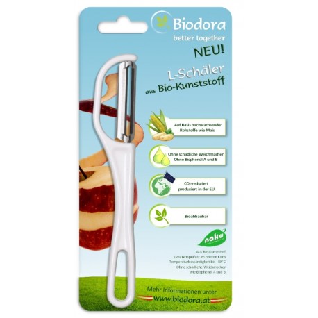 Biodora L-Schäler aus Biokunststoff